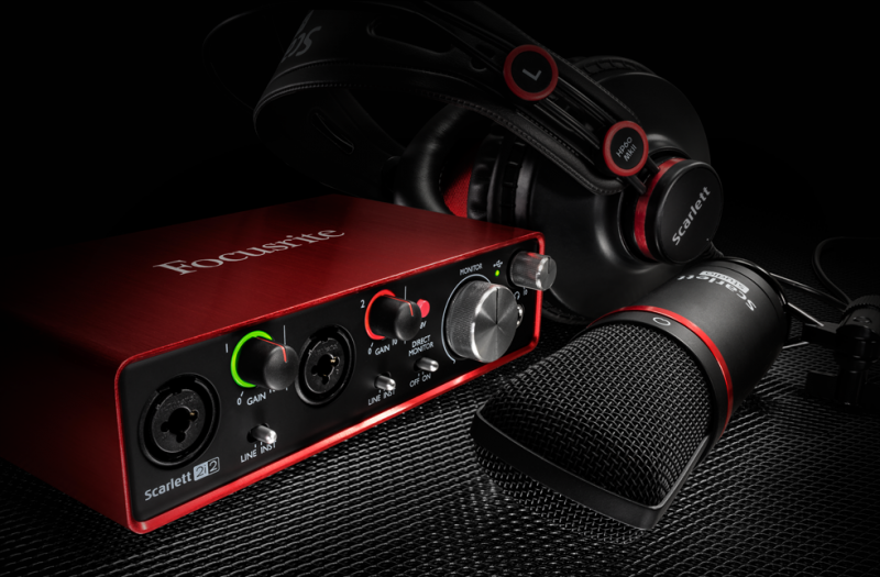 Sound Card Focusrite รุ่น Scarlett 2i2 Studio