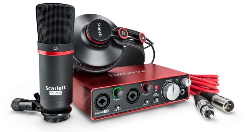 Sound Card Focusrite รุ่น Scarlett 2i2 Studio