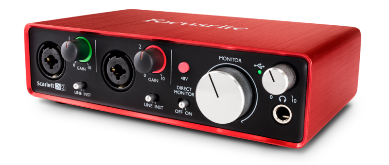 Sound Card Focusrite รุ่น Scarlett 2i2