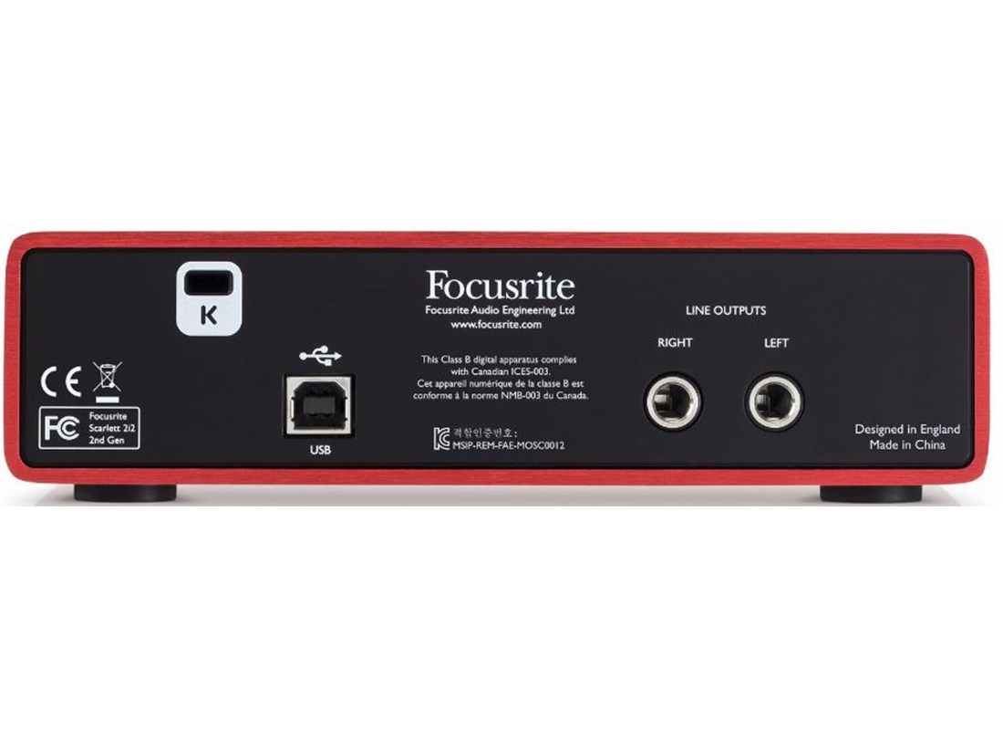Sound Card Focusrite รุ่น Scarlett 2i2