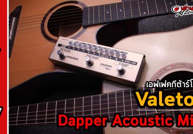รีวิว เอฟเฟคกีต้าร์โปร่งไฟฟ้า Valeton รุ่น Dapper Acoustic Mini | เต่าแดง รีวิว เอฟเฟคกีต้าร์โปร่งไฟฟ้า Valeton รุ่น Dapper Acoustic Mini | เต่าแดง