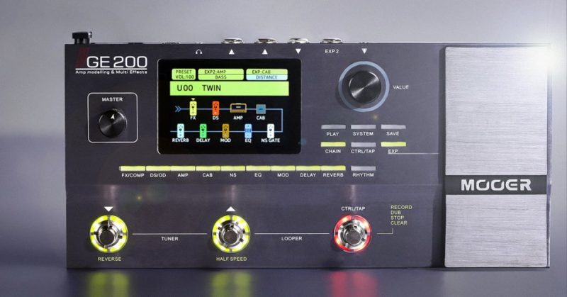 รีวิว มัลติเอฟเฟคกีต้าร์ไฟฟ้า Mooer Ge200 พร้อมฟังก์ชั่นการใช้งานมากมาย
