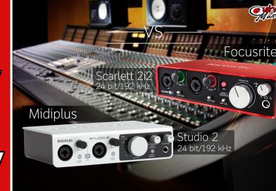 Focusrite Scarlett 2i2 VS Midiplus Studio 2